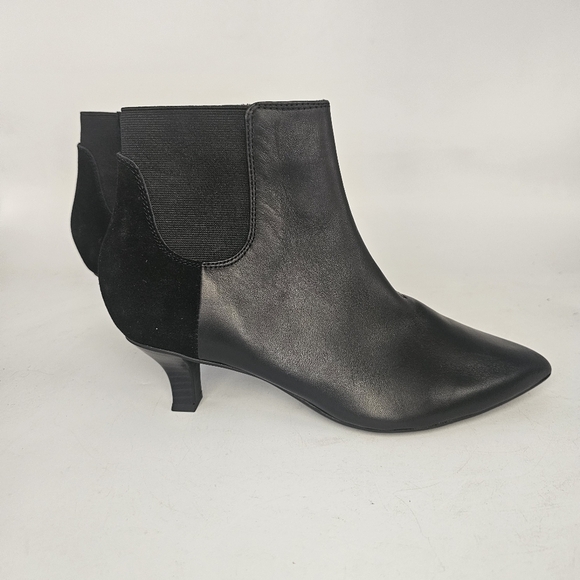 Clarks Kepley Erin Womens Dress Boots Size 9 Black Leather - Picture 2 of 9